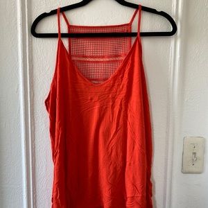 Coral Slim Strap Tank
